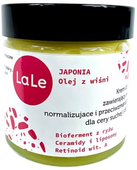 La-Le, Krem do twarzy z olejem z wiśni Japonia, 60 ml - La-Le