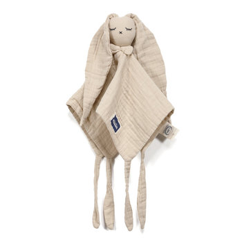 La Millou Biscuit Collection Doudou Rabbit 100% Cotton Muslin Sand - La Millou