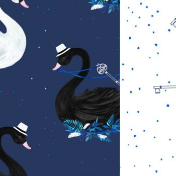 La Millou - Ochraniacz do Łóżeczka Magic Swan & Magic Swan Lake - La Millou
