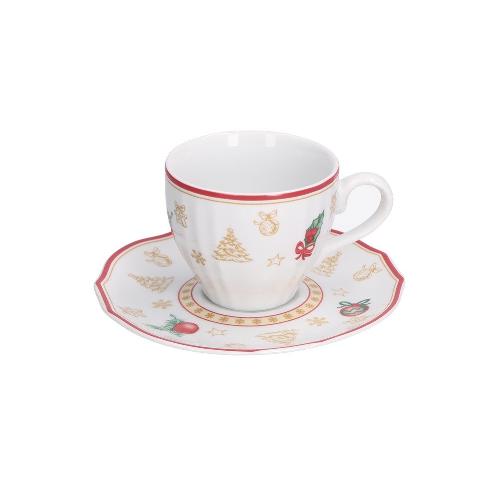 Porcelain Saucer La Porcellana Bianca - Tazzina Da Caffè Con Piattino Lettera 'L' In Gift Box - Solotua - Arredo Casa, Tè, Caffè E Colazione - Porcellana - 90 Cc Letter K Appetizer Plate