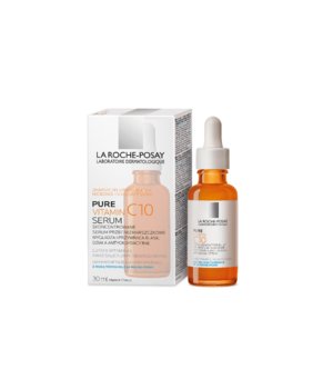 La Roche-Posay Pure Vitamin C 10, skoncentrowane serum przeciwzmarszczkowe z czystą witaminą C, 30 ml - La Roche-Posay