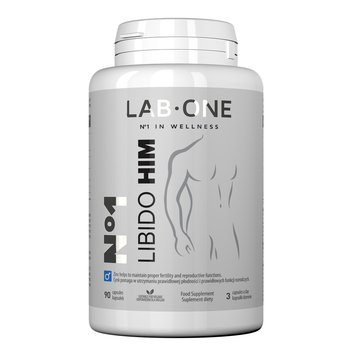LAB ONE N°1 Libido Him suplement diety wspierający męską płodność 90 kapsułek - LAB ONE