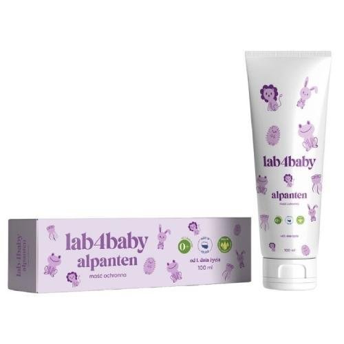 ALG PHARMA lab4baby, Alpanten, Maść ochronna dla dzieci, do przewijania, chroni przed wystąpieniem odparzeń pieluszkowych, 100 ml