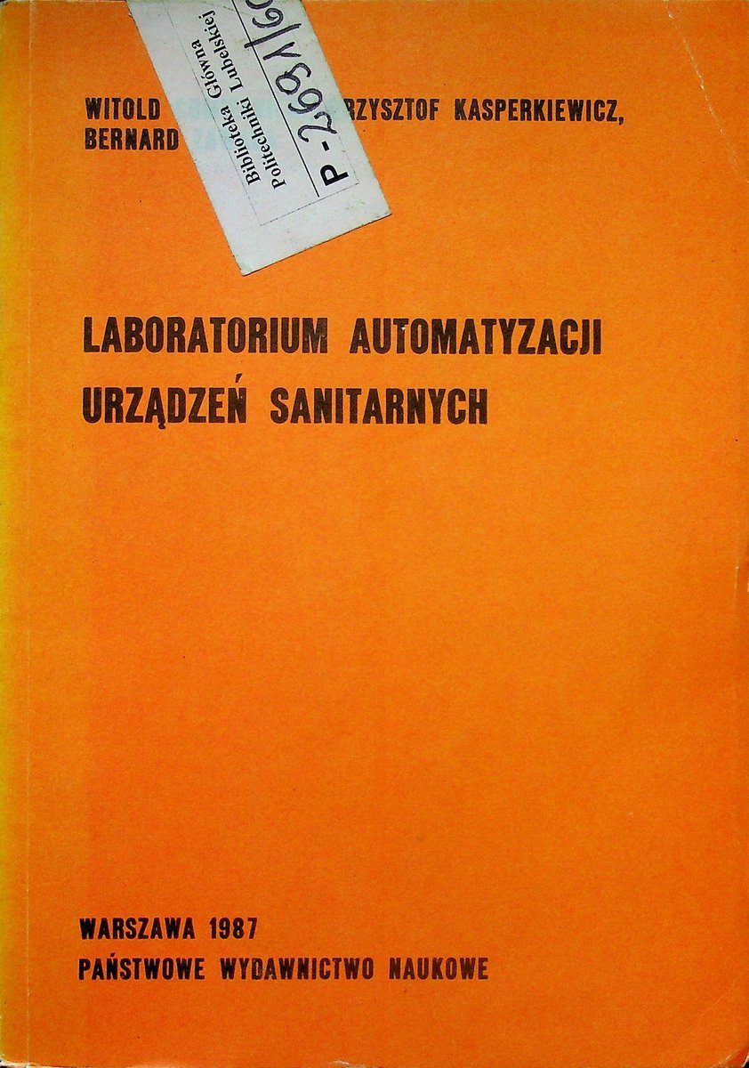 Laboratorium automatyzacji urządzeń sanitarnych - W opisie | Książka w