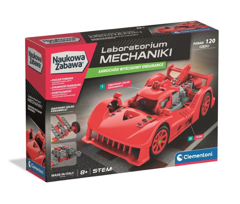 Laboratorium Mechaniki - Samochód Wyścigowy Endurance, czerwony ...