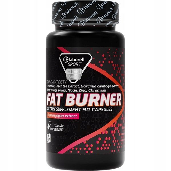 Laborell Fat Burner 90 kaps Mocny SPALACZ TŁUSZCZU Metabolizm ...