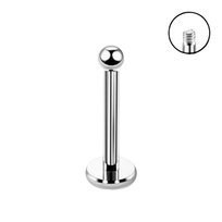 Labret z kulką Stal Ch. 316L rozmiar 1,2/6/2 Bizu