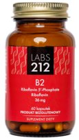 LABS212, B2 R-5-P + Riboflavin suplement diety 60 kapsułek Labs212