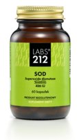 LABS212, SOD superoxide dismutase Tetra-SOD suplement diety 60 kapsułek Labs212