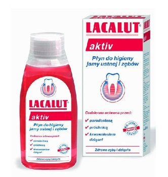 Lacalut, Active, płyn do płukania ust, 300 ml - Labovital