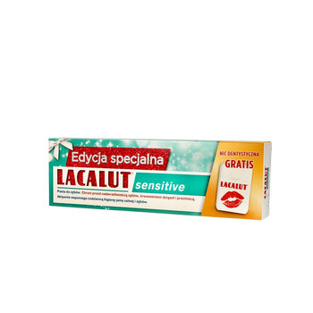 Lacalut Pasta do zębów Sensitive + nić dentystyczna 75ml - Labovital