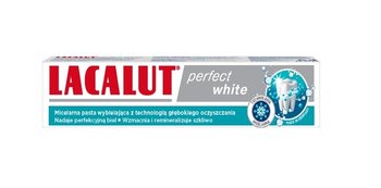 Lacalut, Perfect White, Pasta do zębów, 75 ml - Lacalut