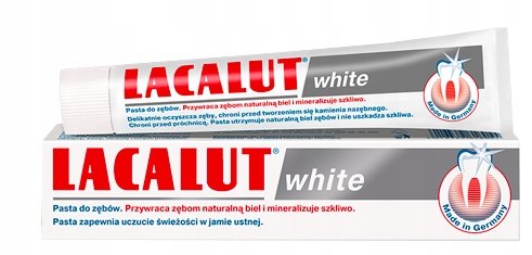 Фото - Зубна паста / ополіскувач Lacalut White, Wybielająca Pasta Do Zębów, 75 Ml 