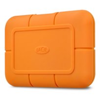 LaCie Rugged SSD 500 GB, zewnętrzny dysk SSD, USB-C, USB 3.0, Thunderbolt 3, ekstremalna odporność na wodę i upadek z 3 m, Mac, PC, 5 lat usług ratunkowych (STHR500800) LaCie