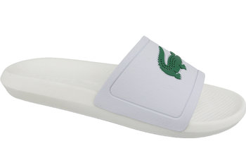 Lacoste Croco Slide 119 1 737Cma0018082 Męskie Klapki Białe - Lacoste