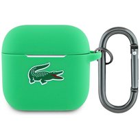 Lacoste LCA4SLON AirPods 4 cover zielony/green Silicone Croc Logo Lacoste