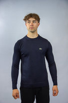 Lacoste Sweter AH1985-51 Mens Crew Neck Cotton Sweater r.M Lacoste