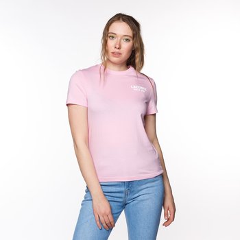 Lacoste Women’S Logo T-Shirt Pink - 38 - Lacoste