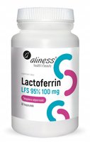 Lactoferrin LFS 95% 100 mg 30 kapsułek suplement diety || Aliness