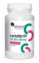 Lactoferrin LFS 95% 100 mg x 60 kapsułek suplement diety || Aliness