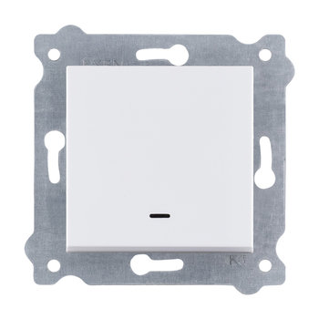 Łącznik pojedynczy z podświetleniem Exen  Biały - EXEN