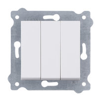 Łącznik potrójny  Exen Biały