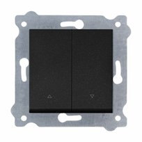 Łącznik roletowy  Exen Czarny Metalik