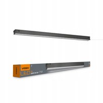 Łączona lampa liniowa LED VIDEX 50W 1.2М 5000K 5000Lm Czarna