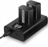 ŁADOWARKA + 2 AKUMULATORY ENEGON NP-FW50 SONY - DUŻA KOMPATYBILNOŚĆ Sony