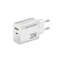 Ładowarka 20W Usb-C Qc 3.0 Biała Esperanza