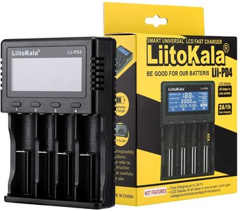 Ładowarka Akumulatorów Liitokala Lii-Pd4 Li-Ion Aa - Anytech.pl