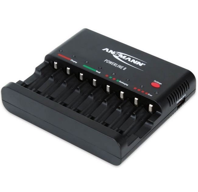 Ładowarka ANSMANN Powerline 8, 1000 mAh