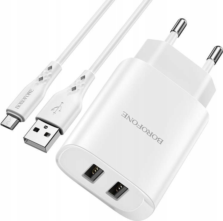 Ładowarka Borofone Usb A To Micro Usb 2-Port - Borofone | Sklep EMPIK.COM