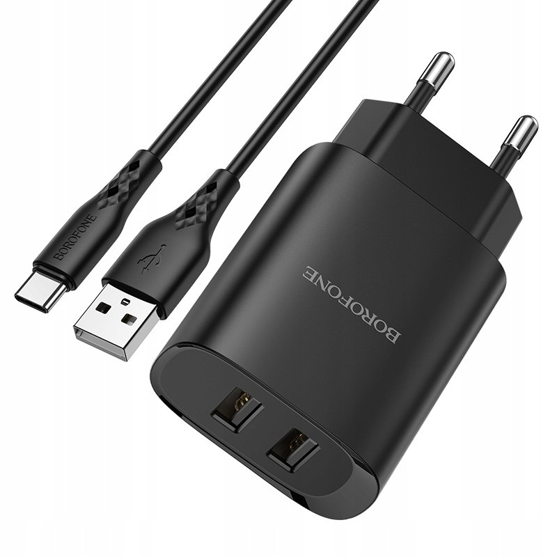 Ładowarka Borofone Usb A To Type C Usb 2-Port - Borofone | Sklep EMPIK.COM