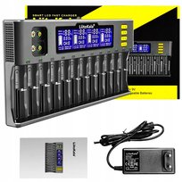 Ładowarka do baterii akumulatorów AA AAA 18650 21700 9V LiitoKala Lii-S12