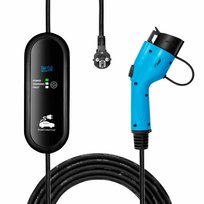 Ładowarka do samochodów elektrycznych AK-EC-18 Type1 LCD 1-faza 16A 3.8kW 5m Akyga