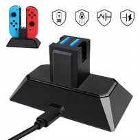 ŁADOWARKA GRIP Uchwyt ładujący dla 2 sztuk Joy-Con NINTENDO SWITCH