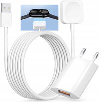 Ładowarka Indukcyjna Kabel do Ładowania 1m do Apple Watch Ultra Se 10 9 8 7