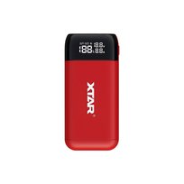 Ładowarka / power bank do akumulatorów cylindrycznych Li-ion 18650 / 20700 / 21700 Xtar PB2S czerwony Xtar