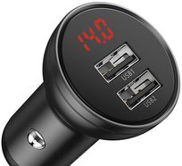 Ładowarka samochodowa BASEUS CCBX-0G, 2 x USB, 4.8 A Baseus