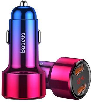 Ładowarka samochodowa BASEUS Magic LED CCMLC20A-09, 2 x USB - Baseus