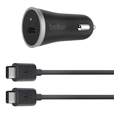 Ładowarka samochodowa BELKIN, 3 A, USB-C