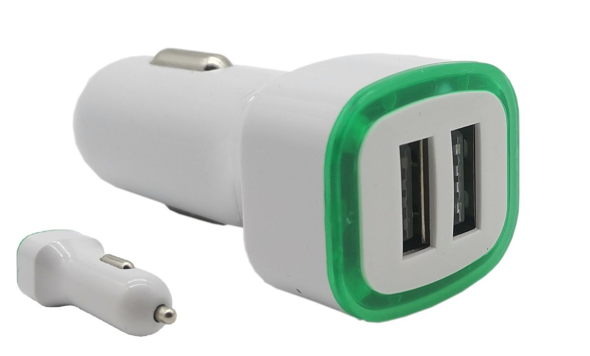 Фото - Зарядний пристрій Ładowarka samochodowa charge zasilacz 2x USB 2,1 A