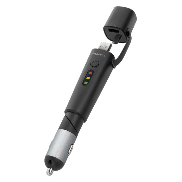 Ładowarka samochodowa FOREVER, 1 A, USB