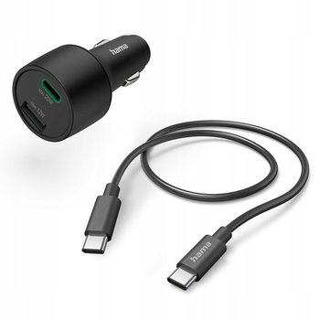 Ładowarka samochodowa Hama 32 W, PD/QC (1 x USB-C, 1 x USB-A) + kabel USB-C, czarna - Hama Polska