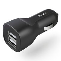 Ładowarka samochodowa Hama USB 2 x USB / 12 V / 2,4 A