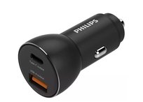 Ładowarka samochodowa PHILIPS, USB-A, USB C Philips