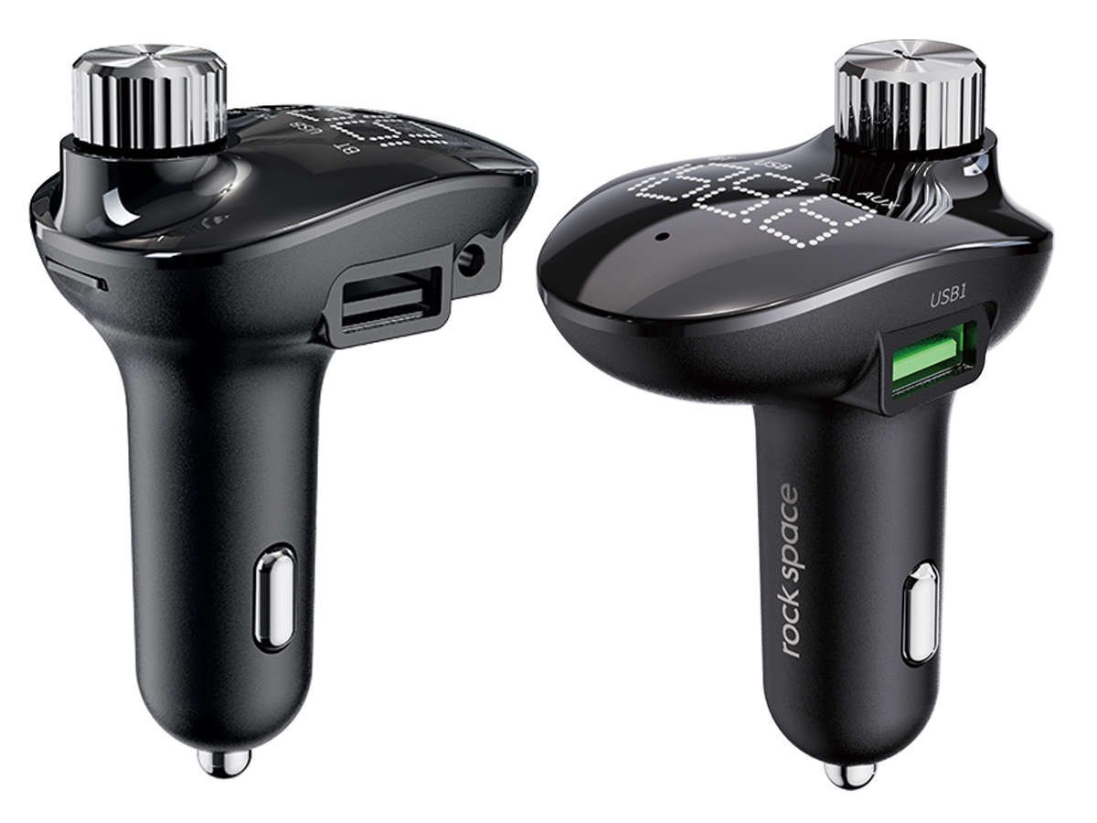 Ładowarka samochodowa Rock Space B302 Transmiter FM MP3 Bluetooth