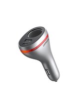 Ładowarka samochodowa UGREEN CD204 z gniazdem zapalniczki, USB, USB-C, 84W (szara) uGreen