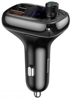 Ładowarka samochodowa z transmiterem FM BASEUS S13, 2 x USB/1 x USB-C Baseus
